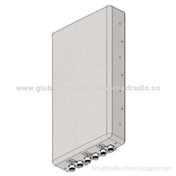 1,710-2,170MHz Dual-slant Tri-beam Base Station Panel Antenna, 19dBi Gain